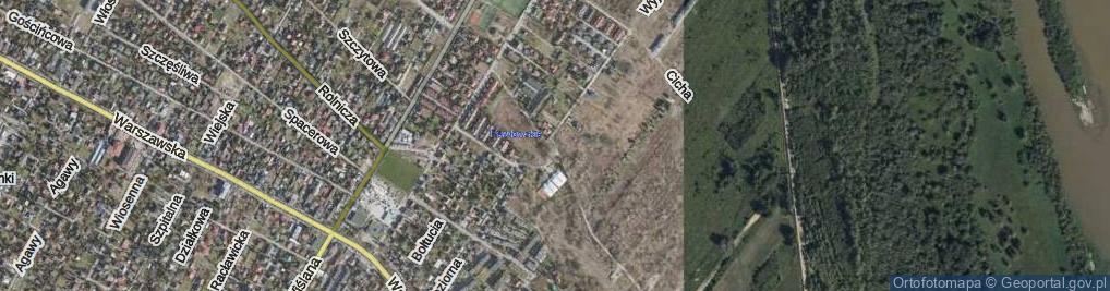 Zdjęcie satelitarne Jeziorna ul.